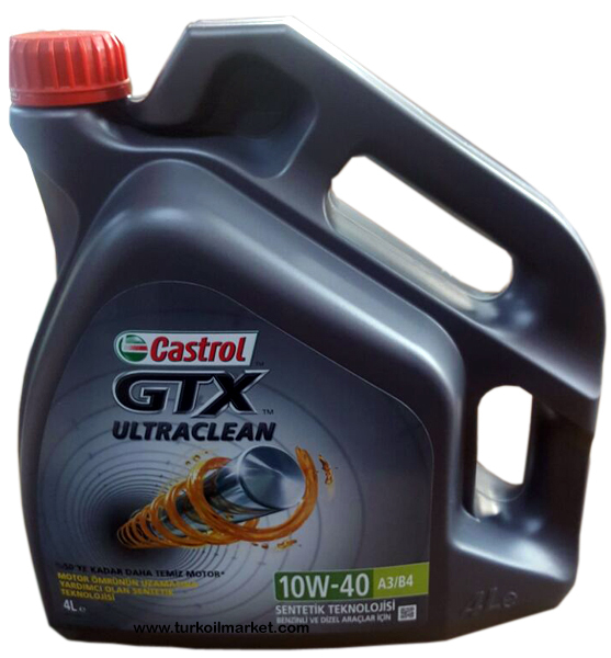 Castrol GTX Ultraclean 10W-40 - 4 L 10W-40 Dizel Yalar castrol