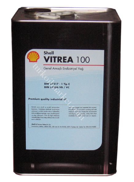 Shell Vitrea 100 - 16 Kg Trbin,Sirklasyon Yalar shell
